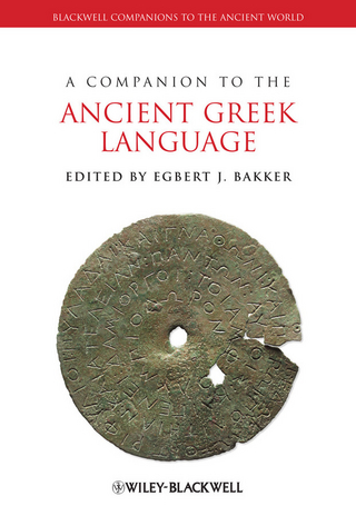 Companion to the Ancient Greek Language - Egbert J. Bakker