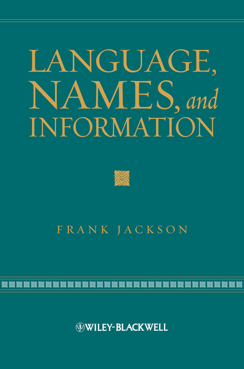 Language, Names, and Information - Frank Jackson