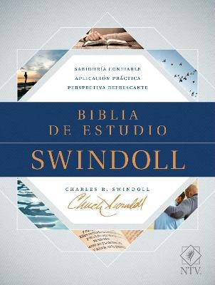 Biblia de estudio Swindoll NTV, SentiPiel, Cafe/Cafe claro - Charles R. Swindoll