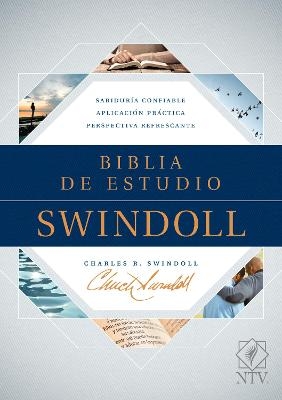 Biblia de estudio Swindoll NTV, Tapa dura, Azul - Charles R. Swindoll