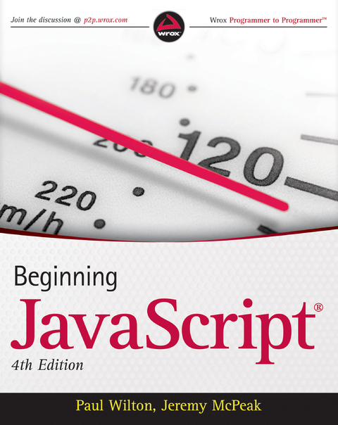 Beginning JavaScript - Paul Wilton, Jeremy McPeak