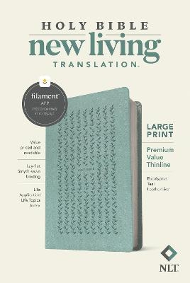 NLT Large Print Premium Value Thinline Bible, Filament -  Tyndale