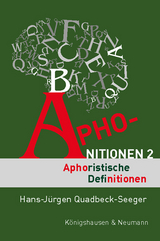 Aphonitionen 2 - Hans-Jürgen Quadbeck-Seeger
