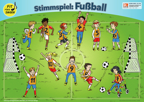 Stimmspielgeschichte: Fußball. Mitmach-Poster für die Kita - Amelie Erhard, Milena Hiessl, Lena Sokoll