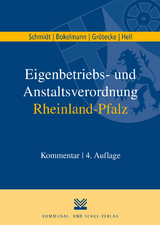 Eigenbetriebs- und Anstaltsverordnung Rheinland-Pfalz - Klaus Schmidt, Heiko Bokelmann, Markus Grötecke, Jochen Hell