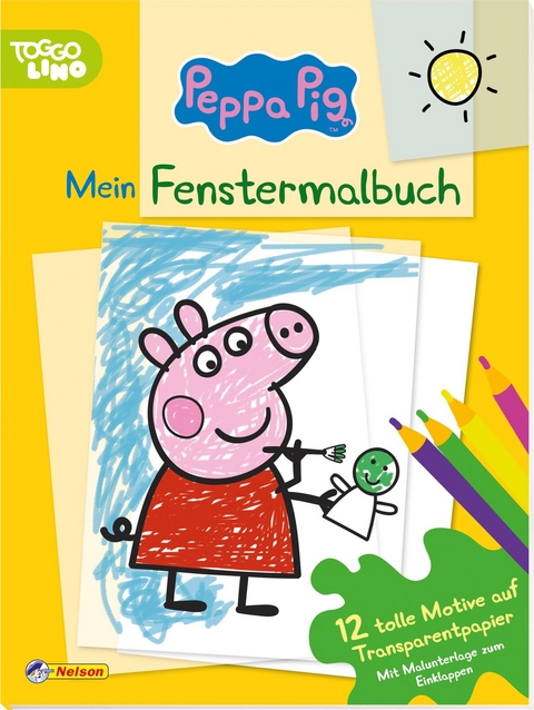 Peppa Wutz: Peppa: Mein Fenstermalbuch