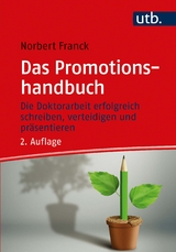 Das Promotionshandbuch - Norbert Franck