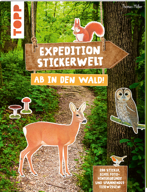 Expedition Stickerwelt - Ab in den Wald! -  Frechverlag