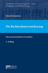 Die Rechtsschutzversicherung - Kronsteiner, Franz