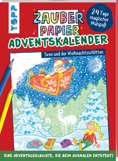 Zauberpapier Adventskalender - Sven und der Weihnachtsschlitten - Norbert Pautner