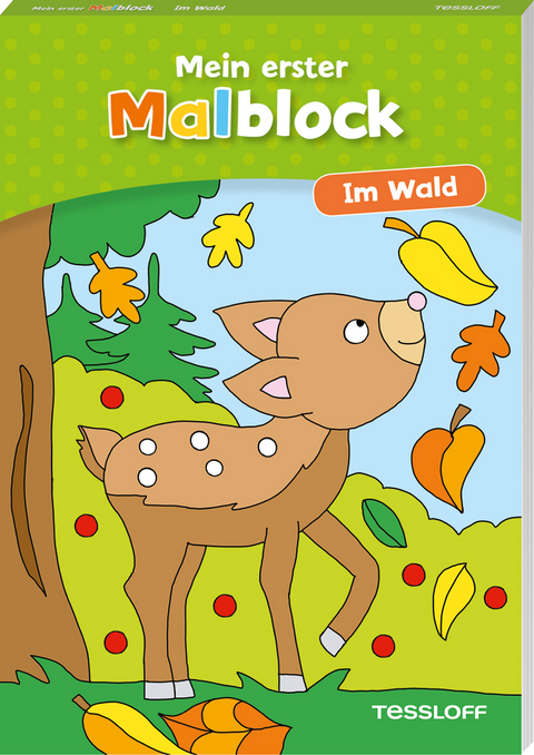 Mein erster Malblock. Im Wald