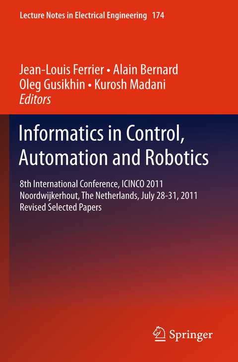 Informatics in Control, Automation and Robotics - 