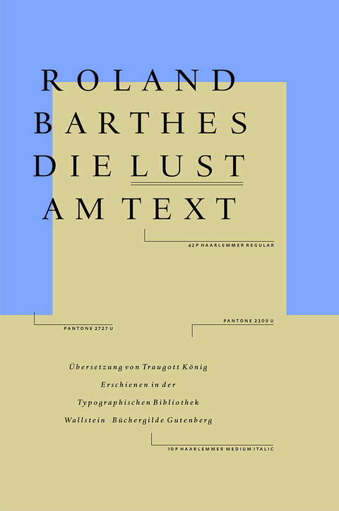 Die Lust am Text - Roland Barthes
