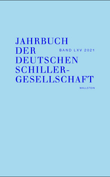 Jahrbuch der Deutschen Schillergesellschaft - 