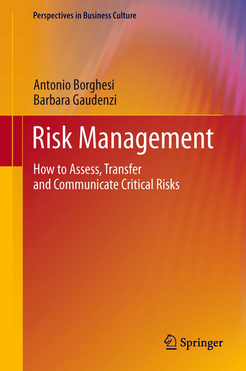 Risk Management -  Antonio Borghesi,  Barbara Gaudenzi
