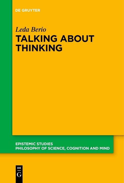 Talking About Thinking - Leda Berio