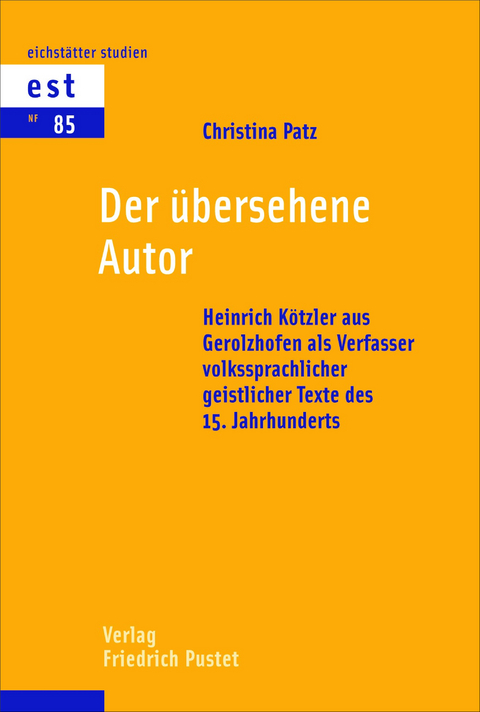 Der übersehene Autor - Christina Patz