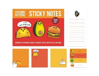 Exploding Kittens Sticky Notes - Exploding Kittens LLC