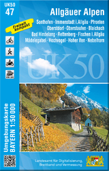 UK50-47 Allgäuer Alpen - Landesamt für Digitalisierung, Breitband und Vermessung, Bayern; Landesamt für Digitalisierung, Breitband und Vermessung, Bayern