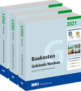 BKI Baukosten Gebäude + Positionen + Bauelemente Neubau 2021 - Kombi Teil 1-3 - 