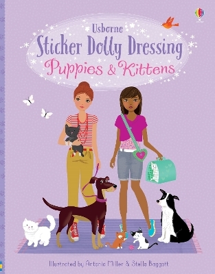 Sticker Dolly Dressing Puppies & Kittens - Fiona Watt, Lucy Bowman