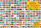 Usborne Book and Jigsaw Flags of the World - Meredith, Sue