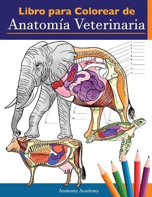 Libro para colorear de anatomía veterinaria - Anatomy Academy