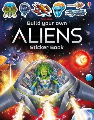 Build Your Own Aliens Sticker Book - Simon Tudhope