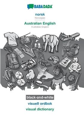 BABADADA black-and-white, norsk - Australian English, visuell ordbok - visual dictionary -  Babadada GmbH