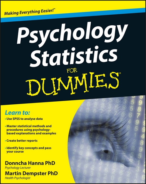 Psychology Statistics For Dummies -  Martin Dempster,  Donncha Hanna