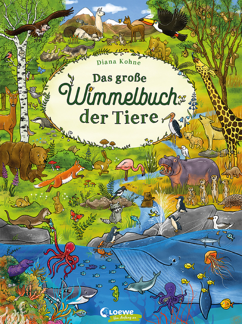 Das große Wimmelbuch der Tiere