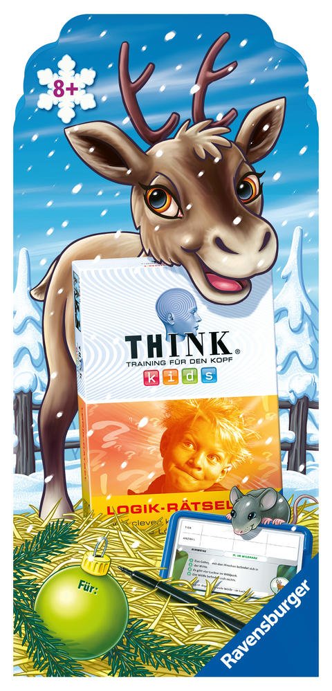 Weihnachtsaktion, Think Kids Logik-Rätsel von Ravensburger, Logikspiel für Kinder ab 8 Jahren - Bianca Kaminsky