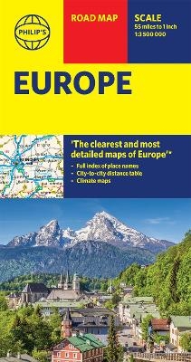 Philip's Europe Road Map -  Philip's Maps