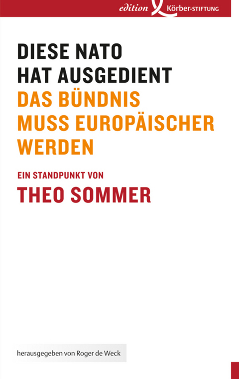 Diese NATO hat ausgedient - Theo Sommer