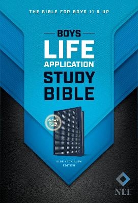 NLT Boys Life Application Study Bible, Blue/Neon/Glow -  Tyndale