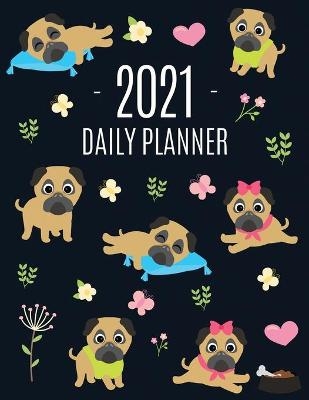 Pug Planner 2021 - Happy Oak Tree Journals