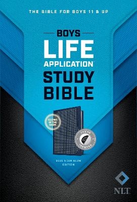 NLT Boys Life Application Study Bible, Blue/Neon, Indexed -  Tyndale