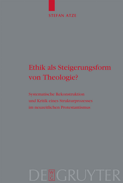 Ethik als Steigerungsform von Theologie? - Stefan Atze