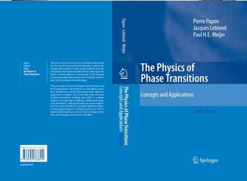 The Physics of Phase Transitions -  Pierre Papon,  Jacques Leblond,  Paul H.E. Meijer,  S.L. Schnur