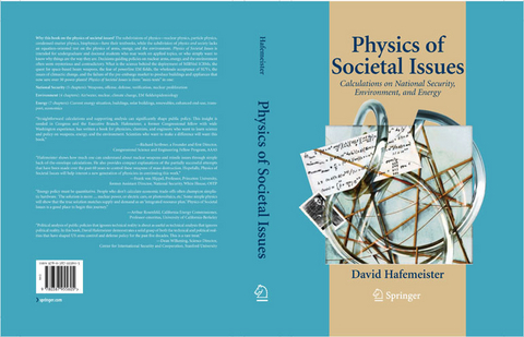Physics of Societal Issues -  David W. Hafemeister
