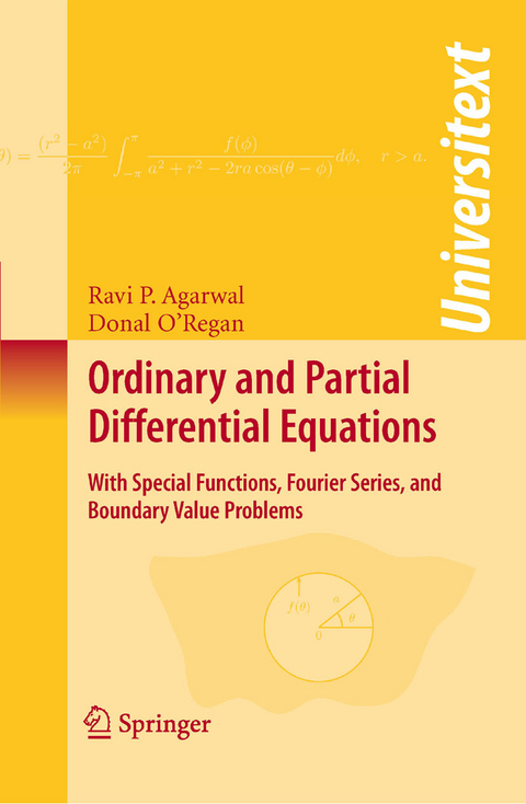 Ordinary and Partial Differential Equations -  Ravi P. Agarwal,  Donal O'Regan