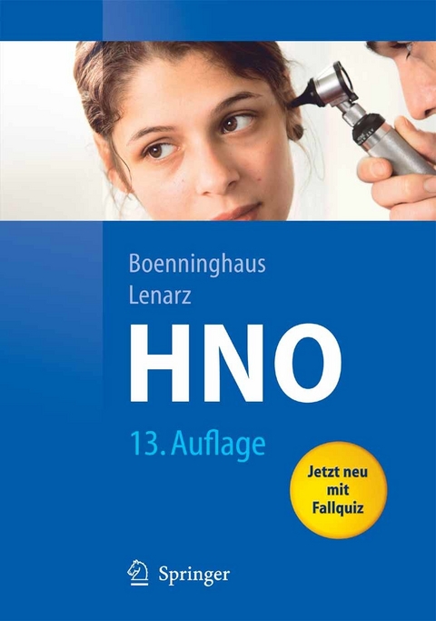 Hals-Nasen-Ohren-Heilkunde -  H.-G. Boenninghaus,  Thomas Lenarz