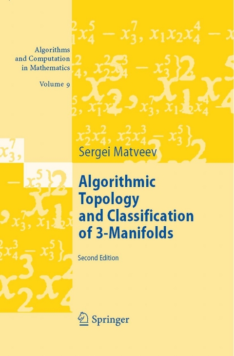 Algorithmic Topology and Classification of 3-Manifolds -  Sergei Matveev