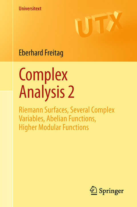 Complex Analysis 2 -  Eberhard Freitag