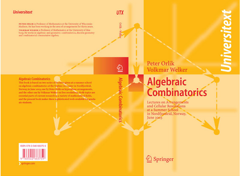 Algebraic Combinatorics -  Peter Orlik,  Volkmar Welker