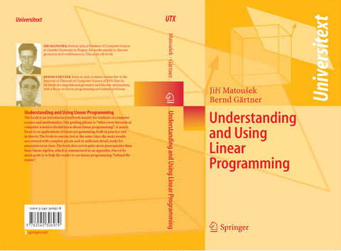 Understanding and Using Linear Programming -  Jiri Matousek,  Bernd Gärtner