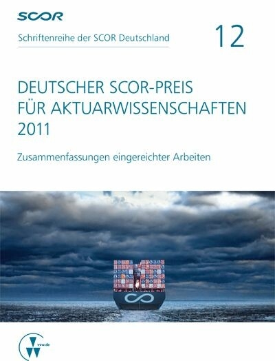 Deutscher SCOR-Preis für Aktuarwissenschaften 2011 -  Dietmar Zietsch