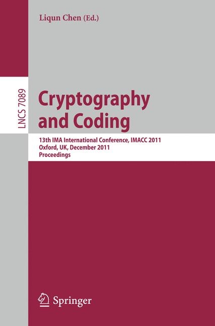 Cryptography and Coding - 