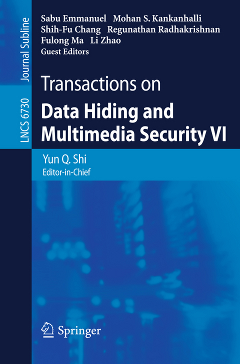Transactions on Data Hiding and Multimedia Security VI - 