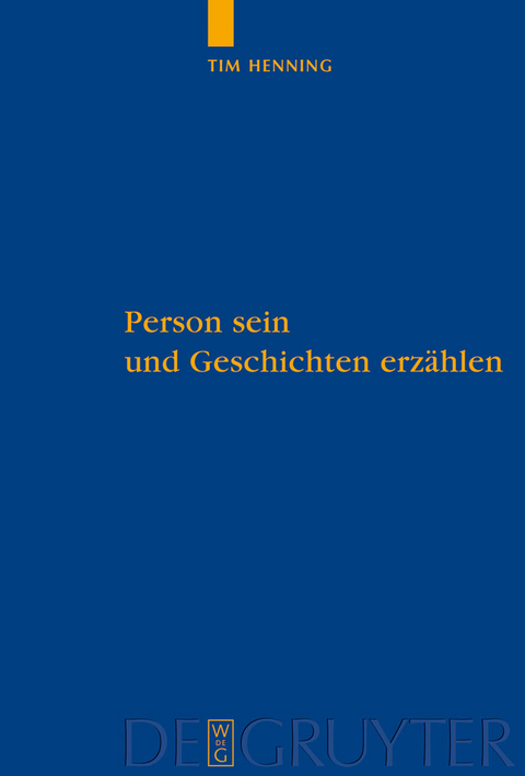 Person sein und Geschichten erzählen - Tim Henning